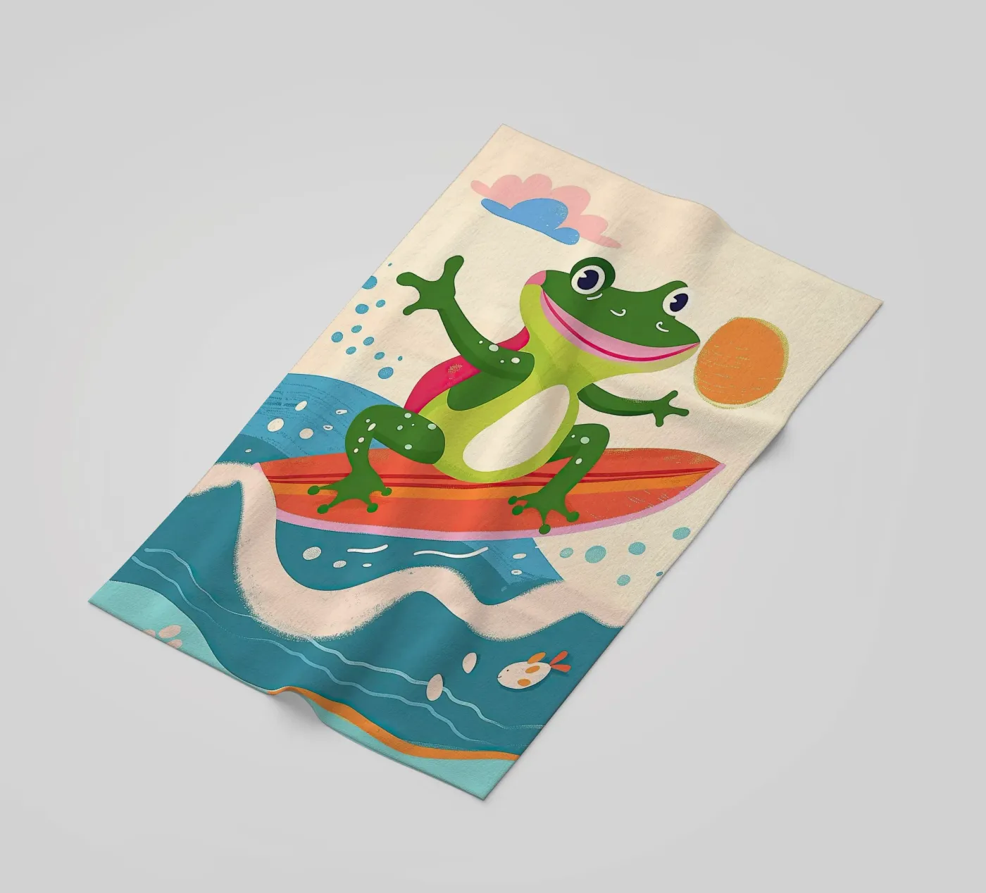 Surf King Frog telo mare da Lilo