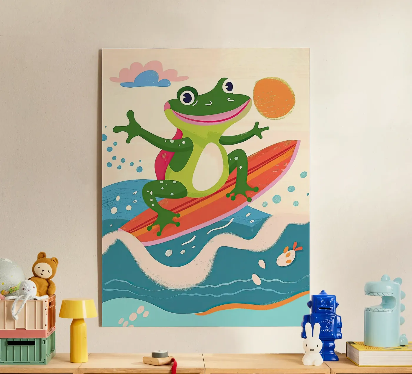 Surf King Frog plexiglass da Lilo