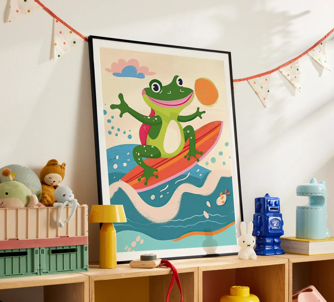 Surf King Frog poster da Lilo