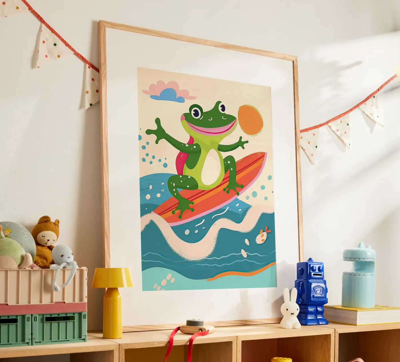 Surf King Frog poster da Lilo