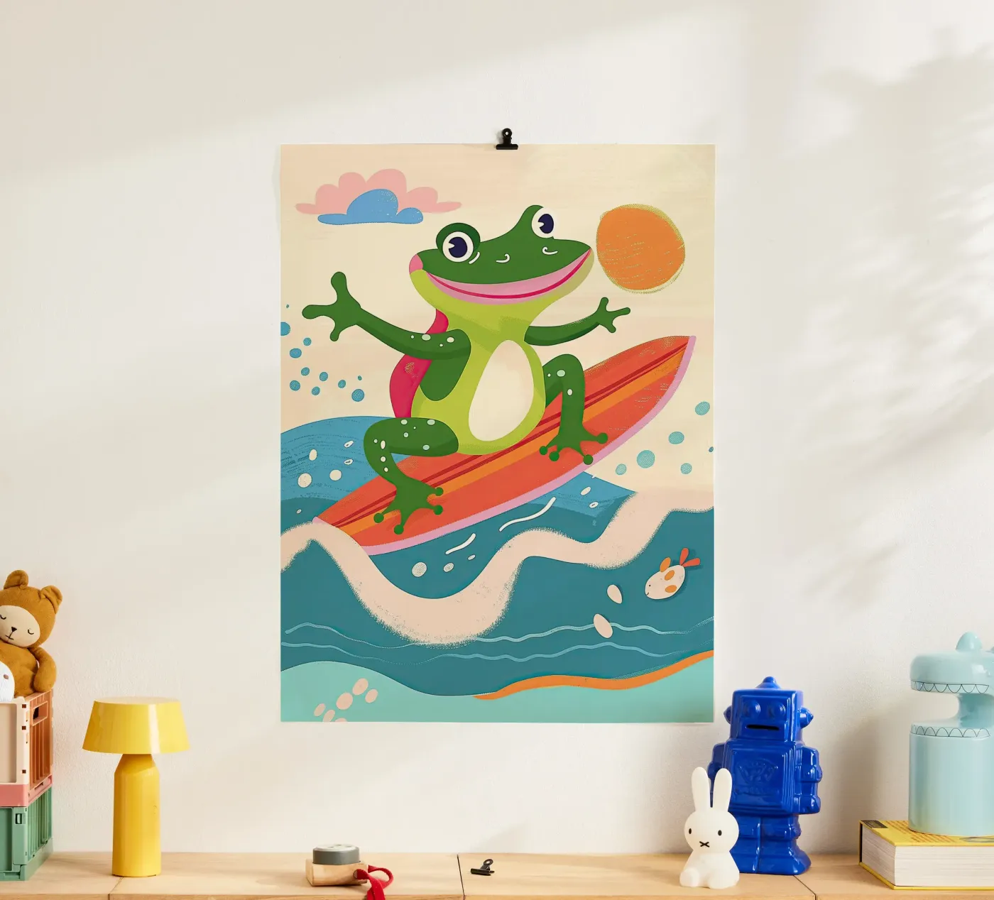 Surf King Frog poster da Lilo