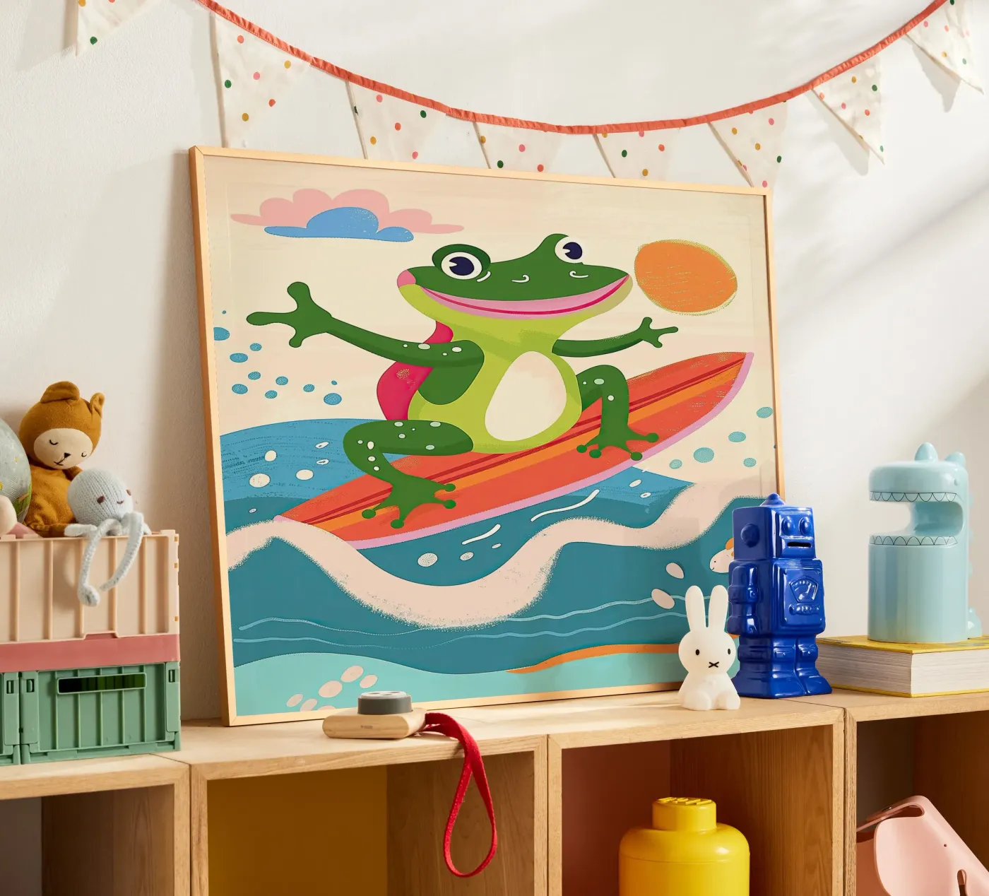 Surf King Frog poster da Lilo