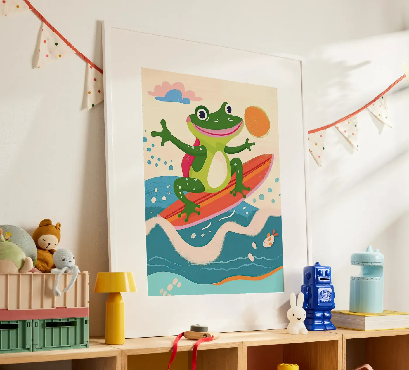 Surf King Frog poster da Lilo