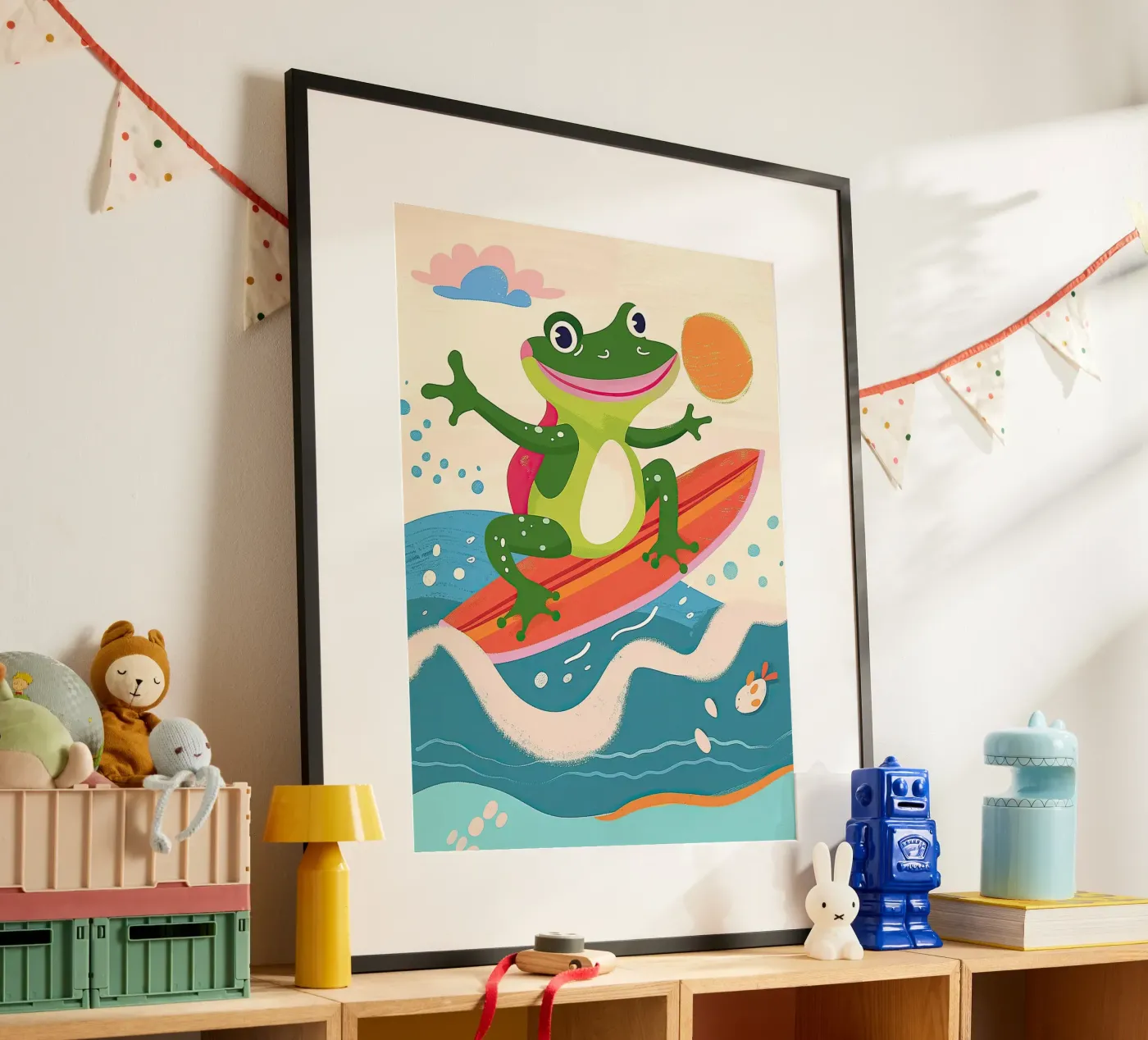 Surf King Frog poster da Lilo