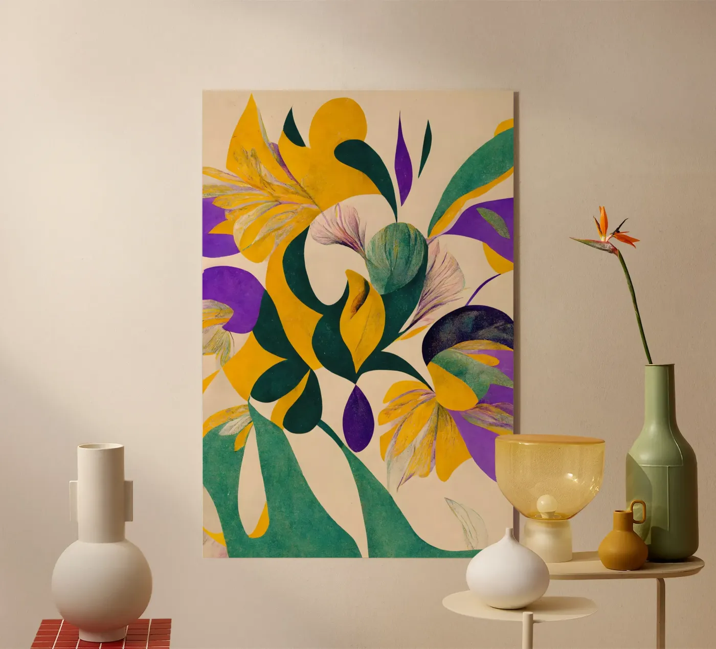 Spring Flowers Acryl-Glas von treechild