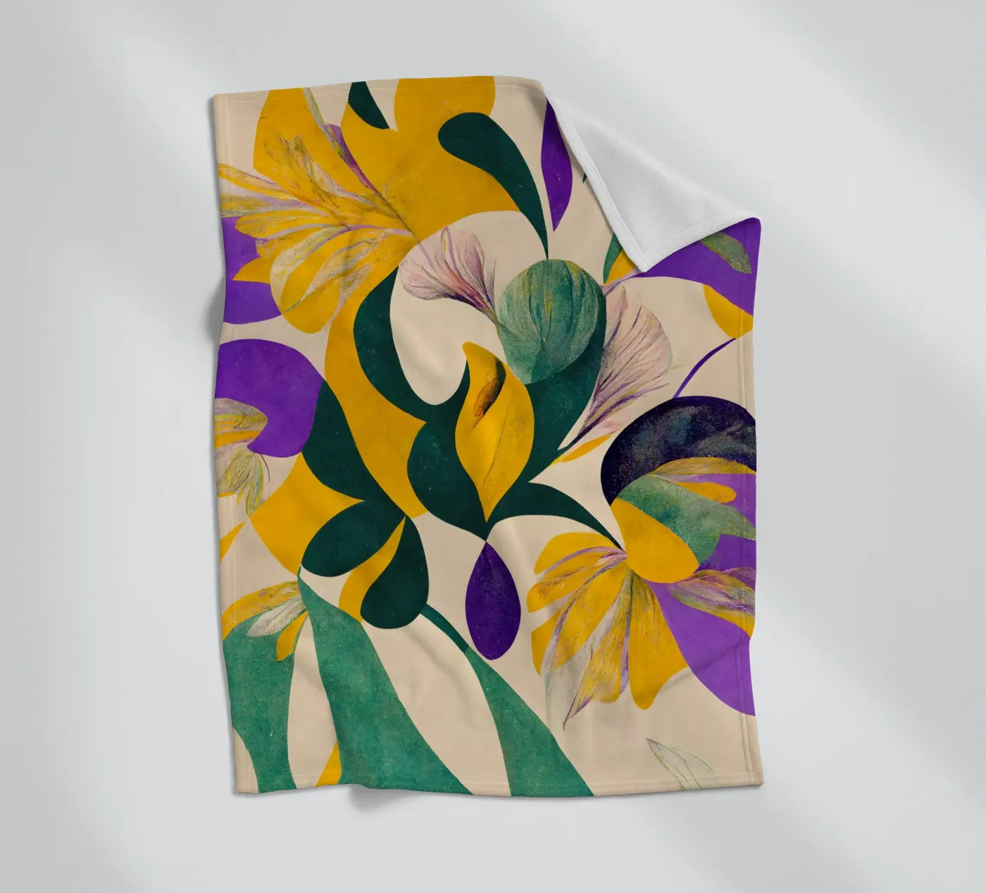 Spring Flowers Fleecedecke von treechild