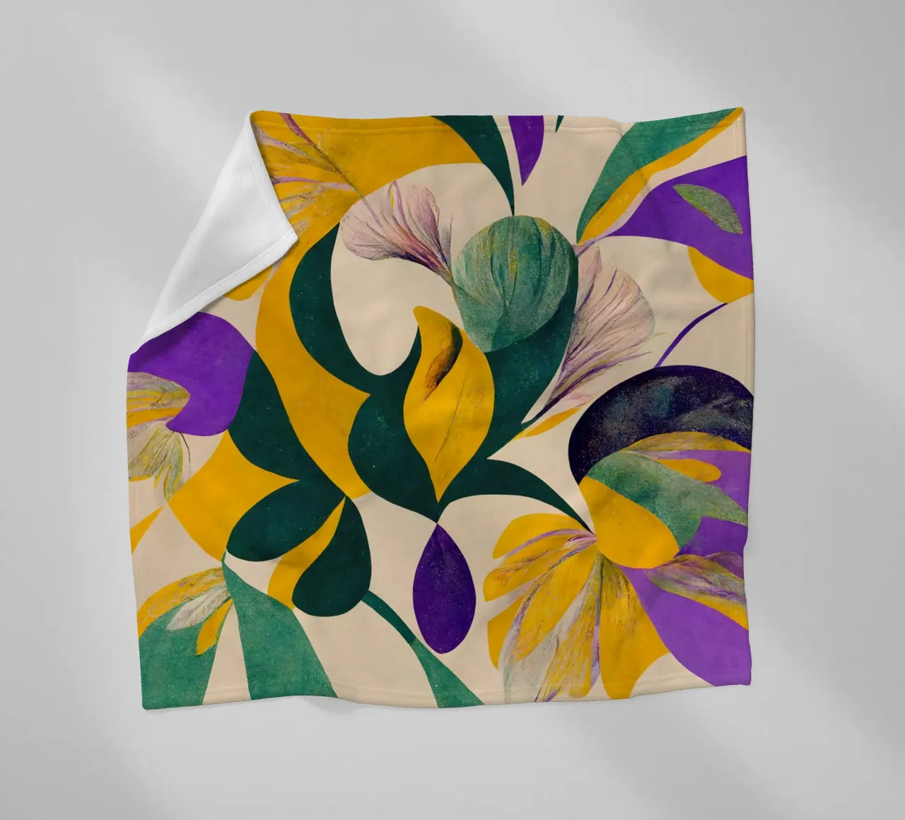 Spring Flowers coperta in pile da treechild