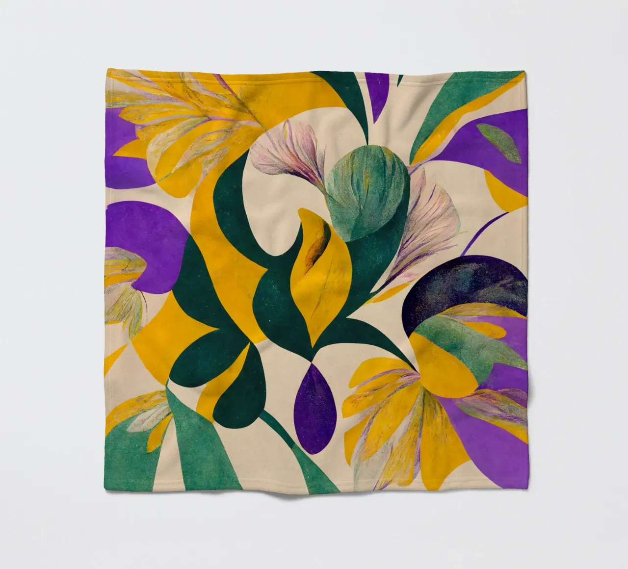 Spring Flowers coperta in pile da treechild