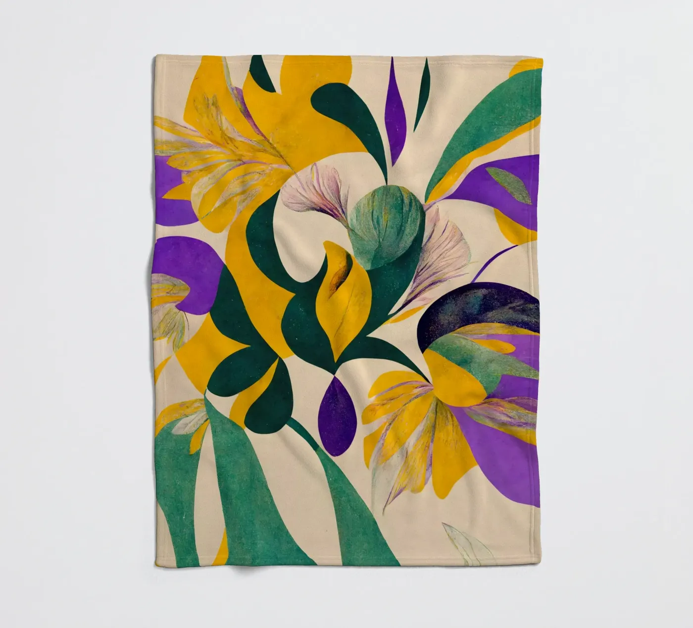 Spring Flowers Fleecedecke von treechild