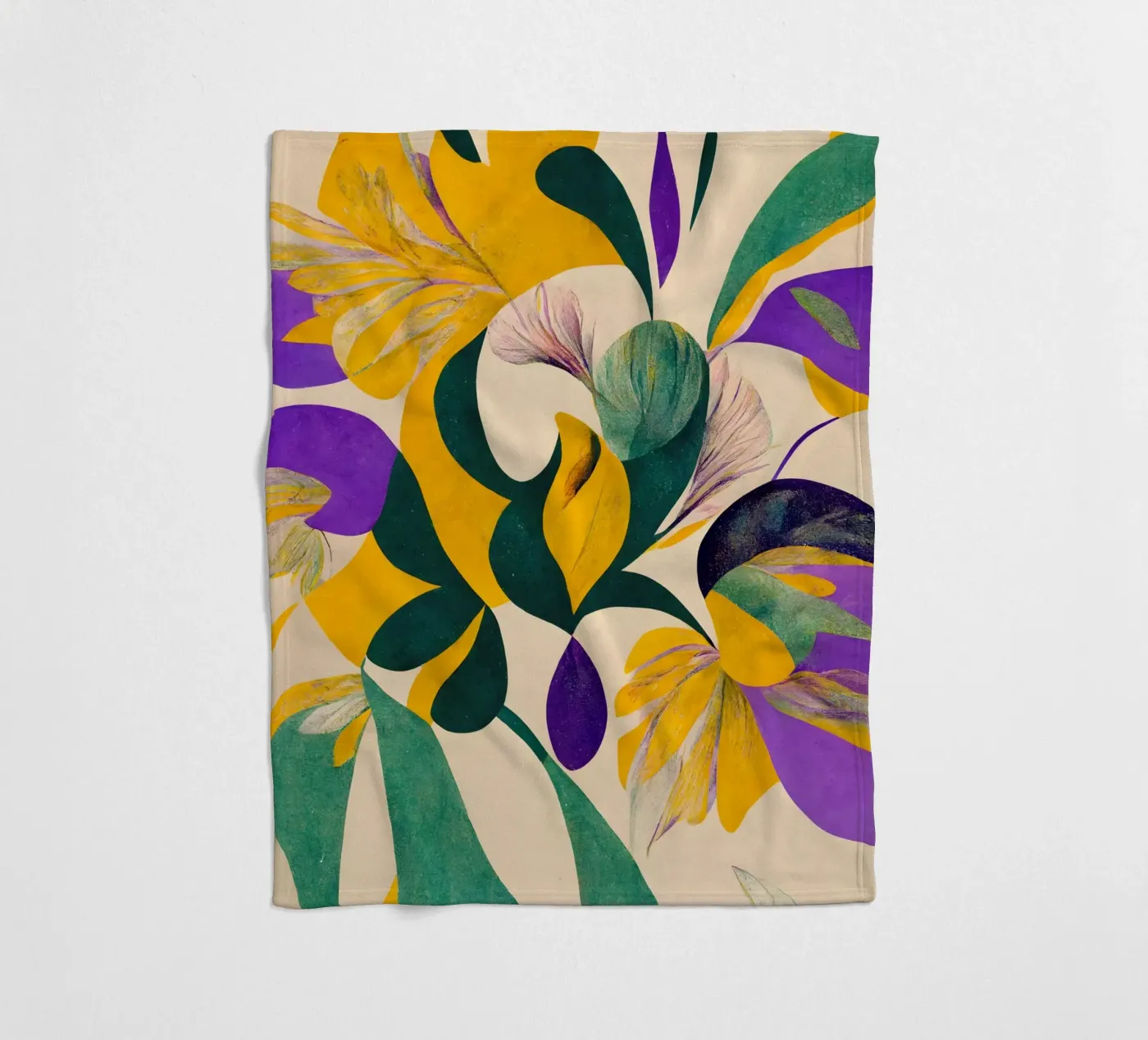Spring Flowers Fleecedecke von treechild