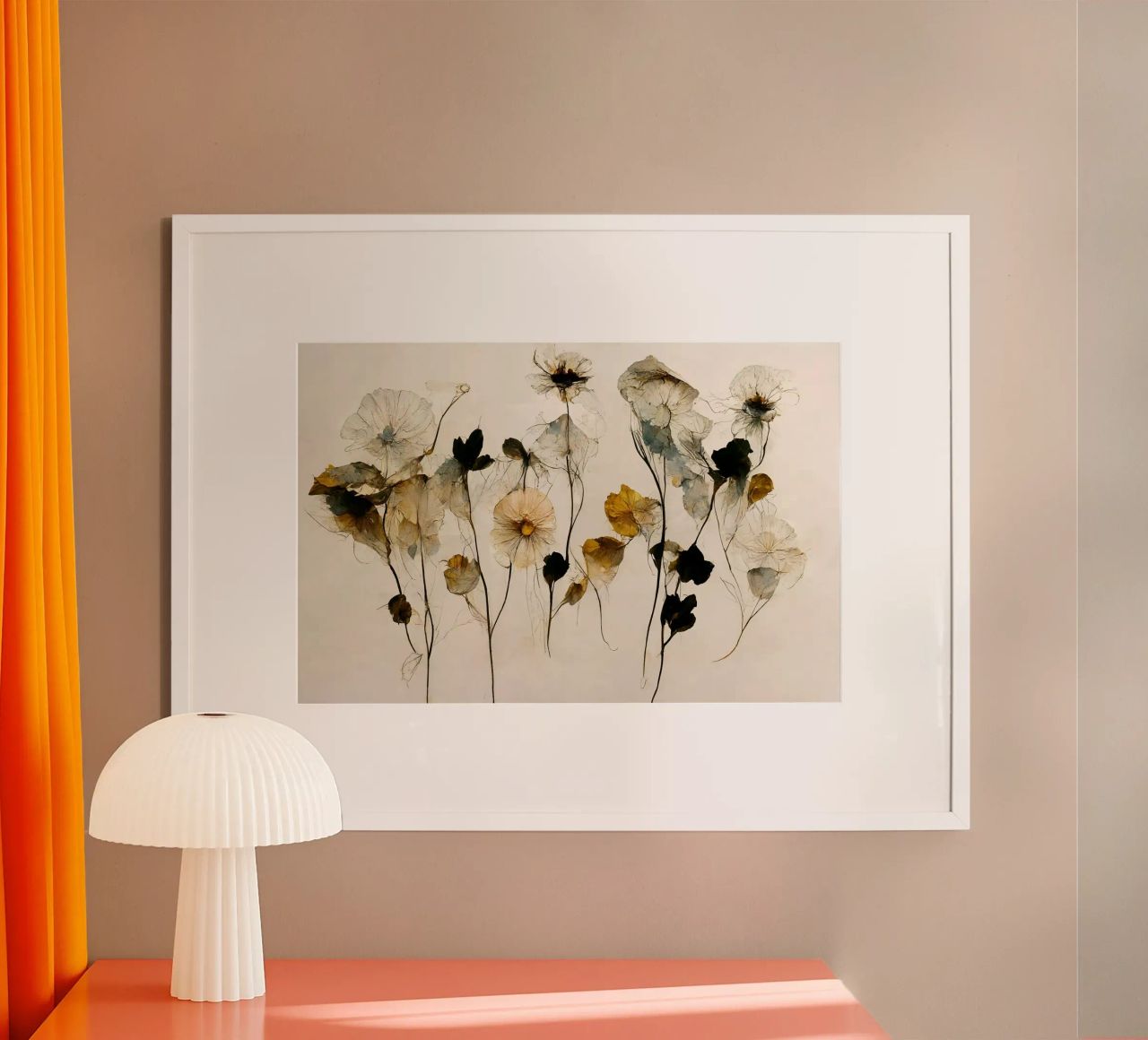 Beautiful Dry Flowers poster de treechild