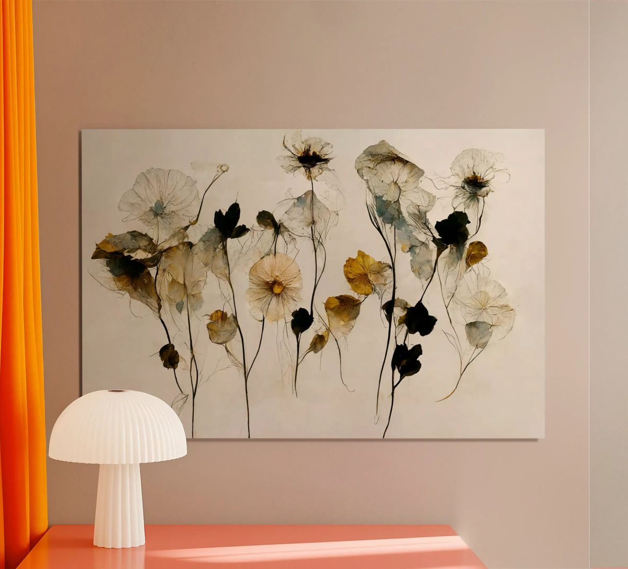 Beautiful Dry Flowers poster de treechild