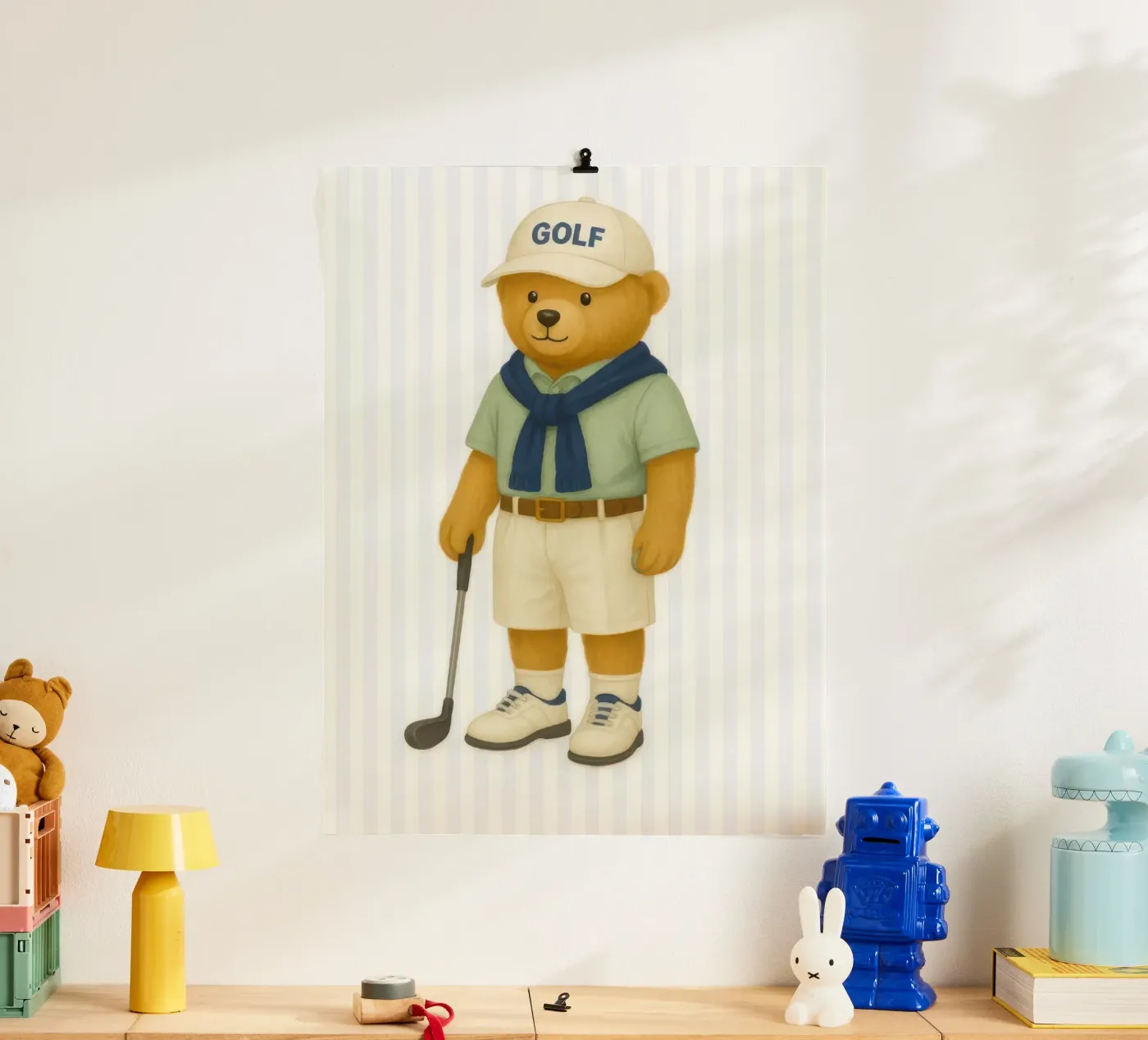 orso da golf poster da Feel child