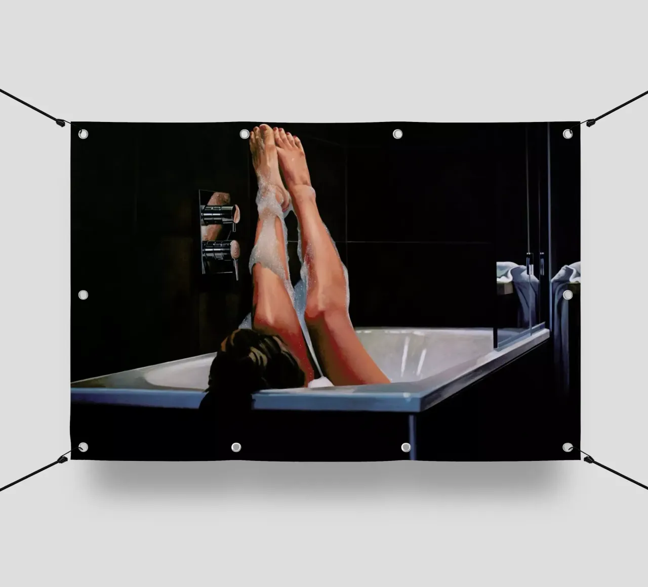 Dans Le Bain telo in pvc da Jérôme Romain