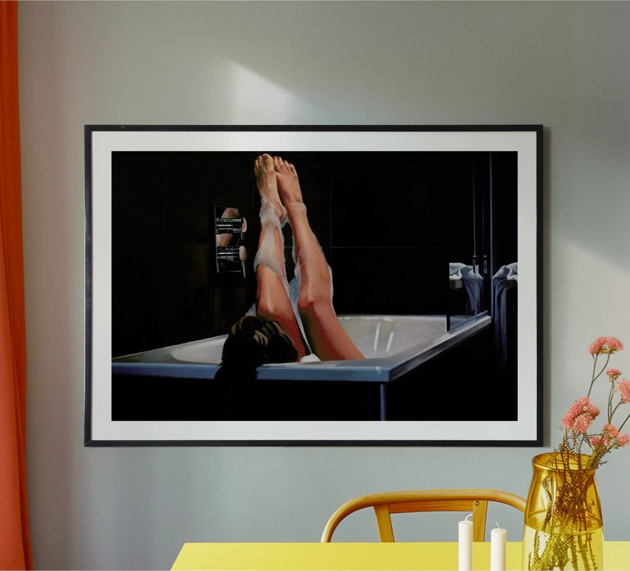 Dans Le Bain Poster von Jérôme Romain