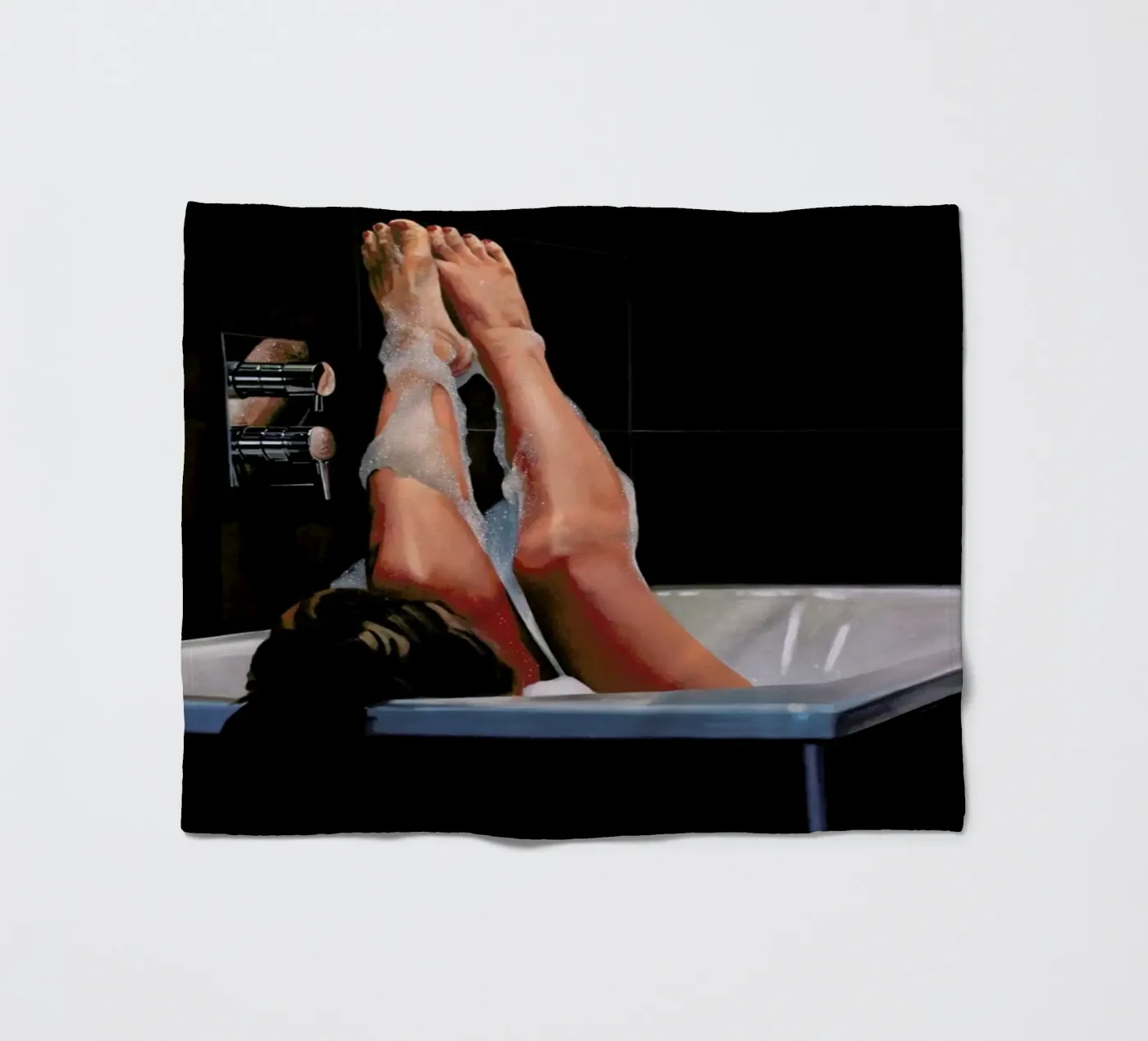 Dans Le Bain Fleecedecke von Jérôme Romain