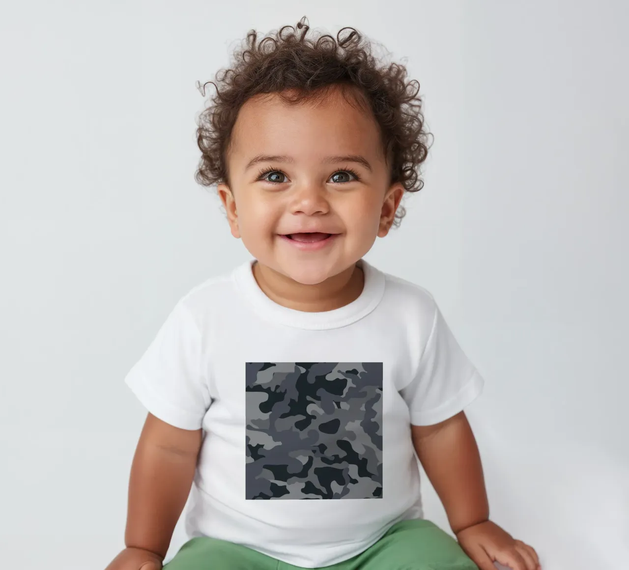 military camouflage baby t-shirt by 🎁 ARTVI-SHOP