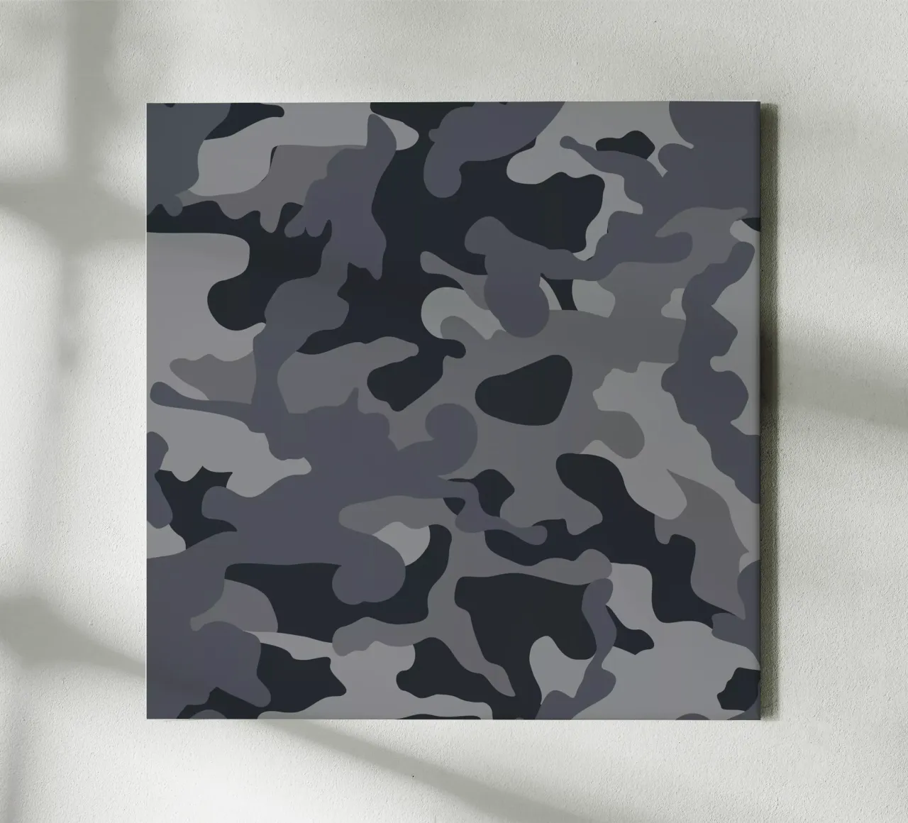 Militär-Tarnung Leinwand mit Schattenfugenrahmen von 🎁 ARTVI-SHOP