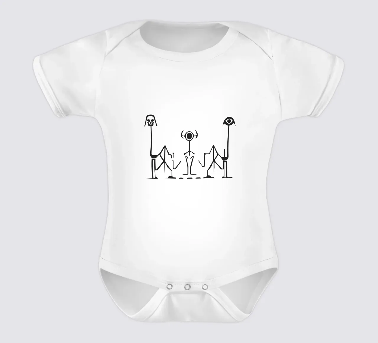 Inca 5 body neonato maniche corte da Rezh creations