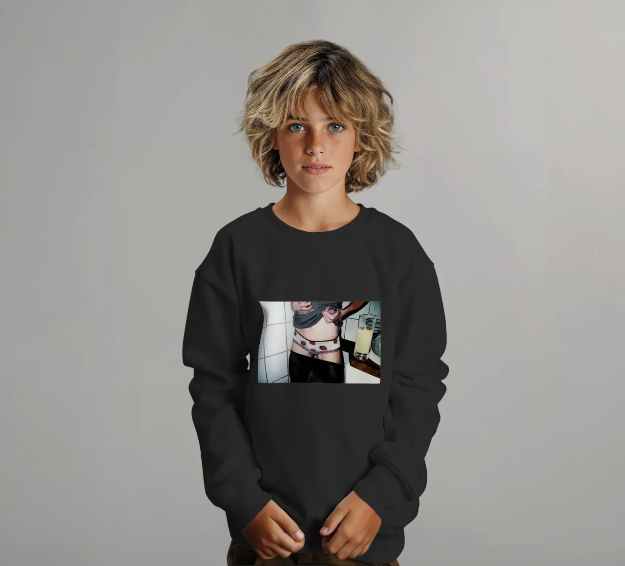 Fraise Mojo felpa bambino da Jérôme Romain