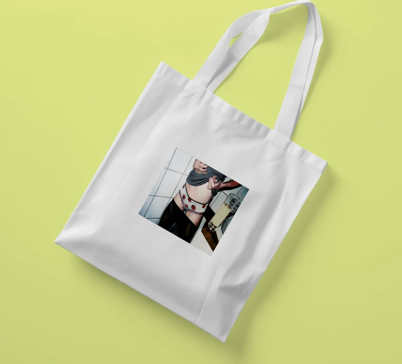 Fraise Mojo borsa in juta da Jérôme Romain