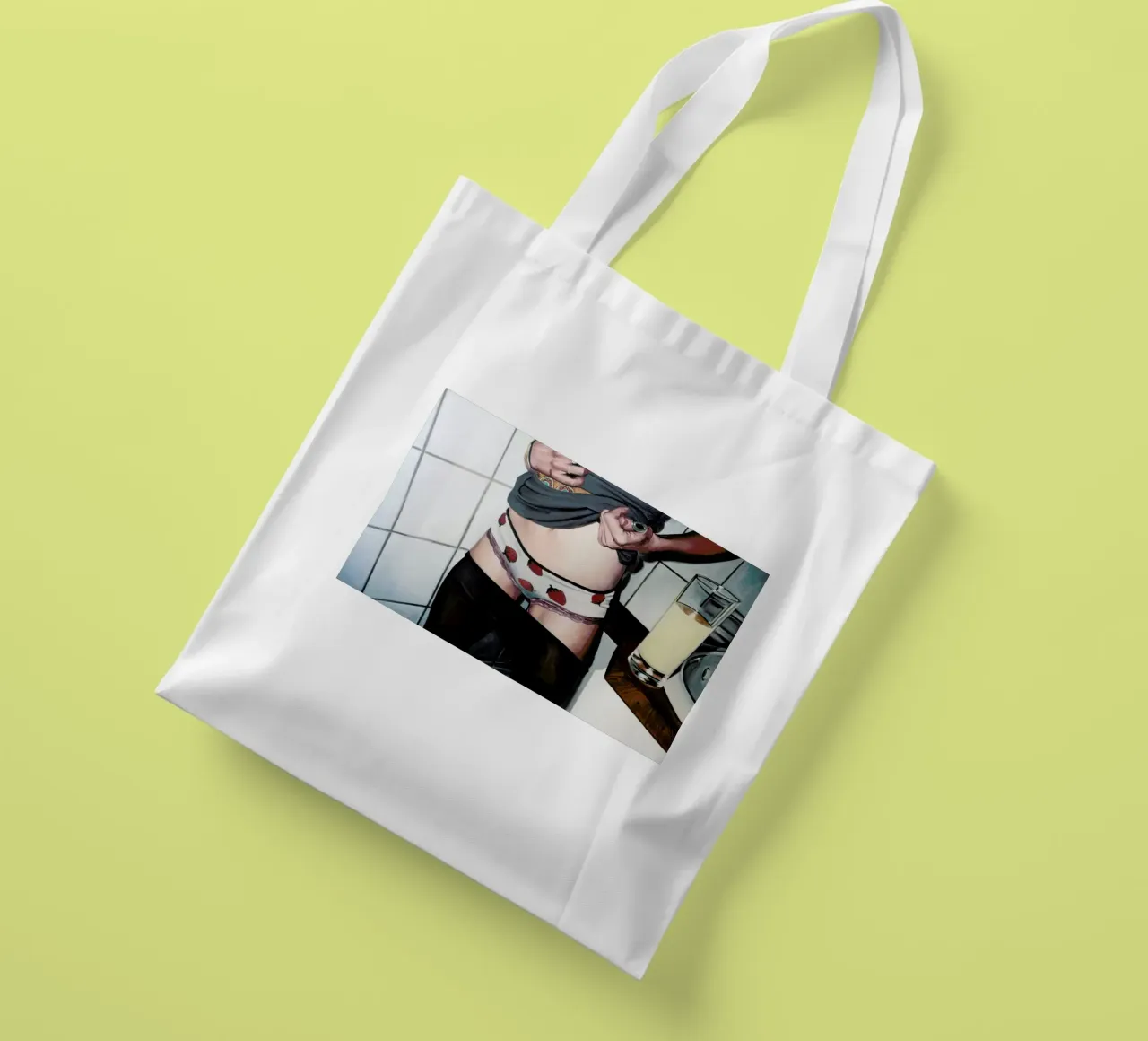 Fraise Mojo borsa in juta da Jérôme Romain