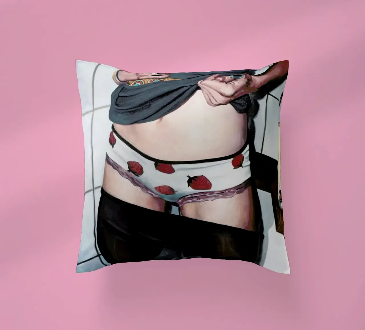 Fraise Mojo cuscino da Jérôme Romain