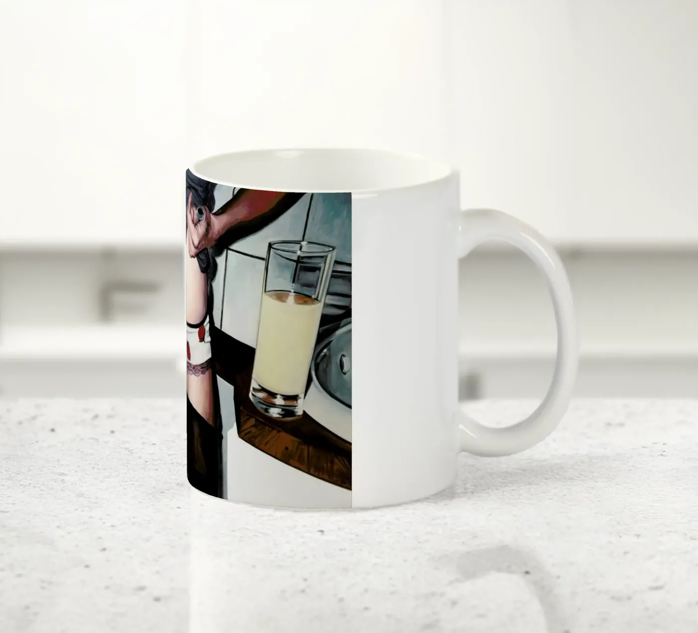 Fraise Mojo ceramic mug by Jérôme Romain