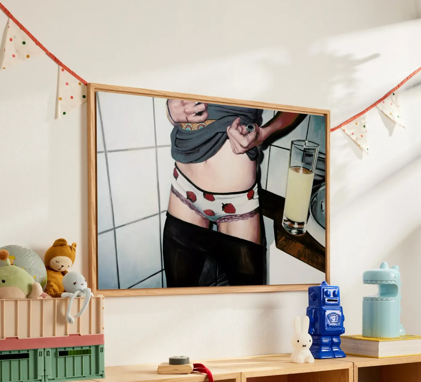 Fraise Mojo plexiglas de Jérôme Romain