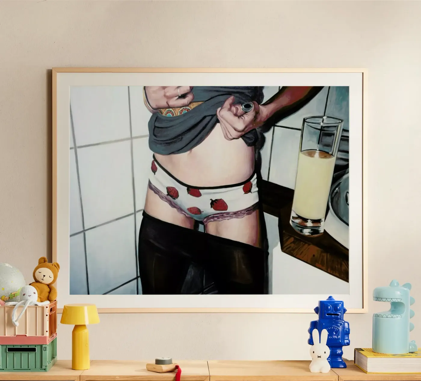 Fraise Mojo poster van Jérôme Romain