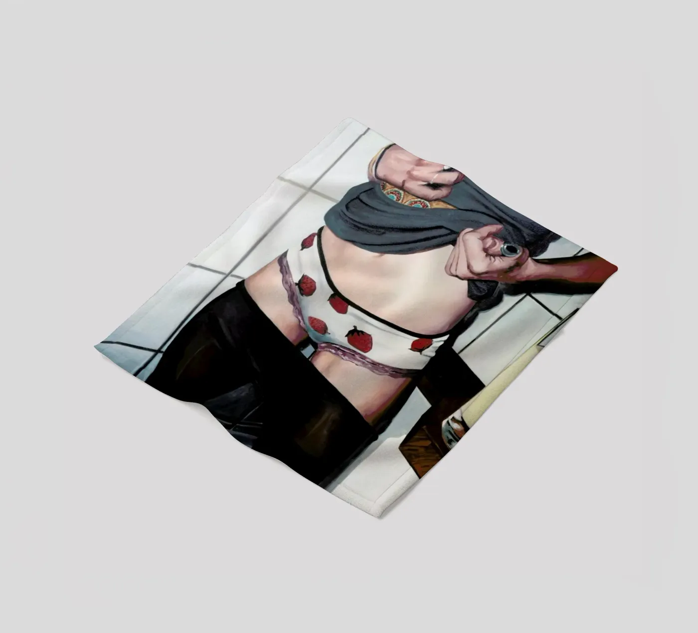 Fraise Mojo fleecedeken van Jérôme Romain