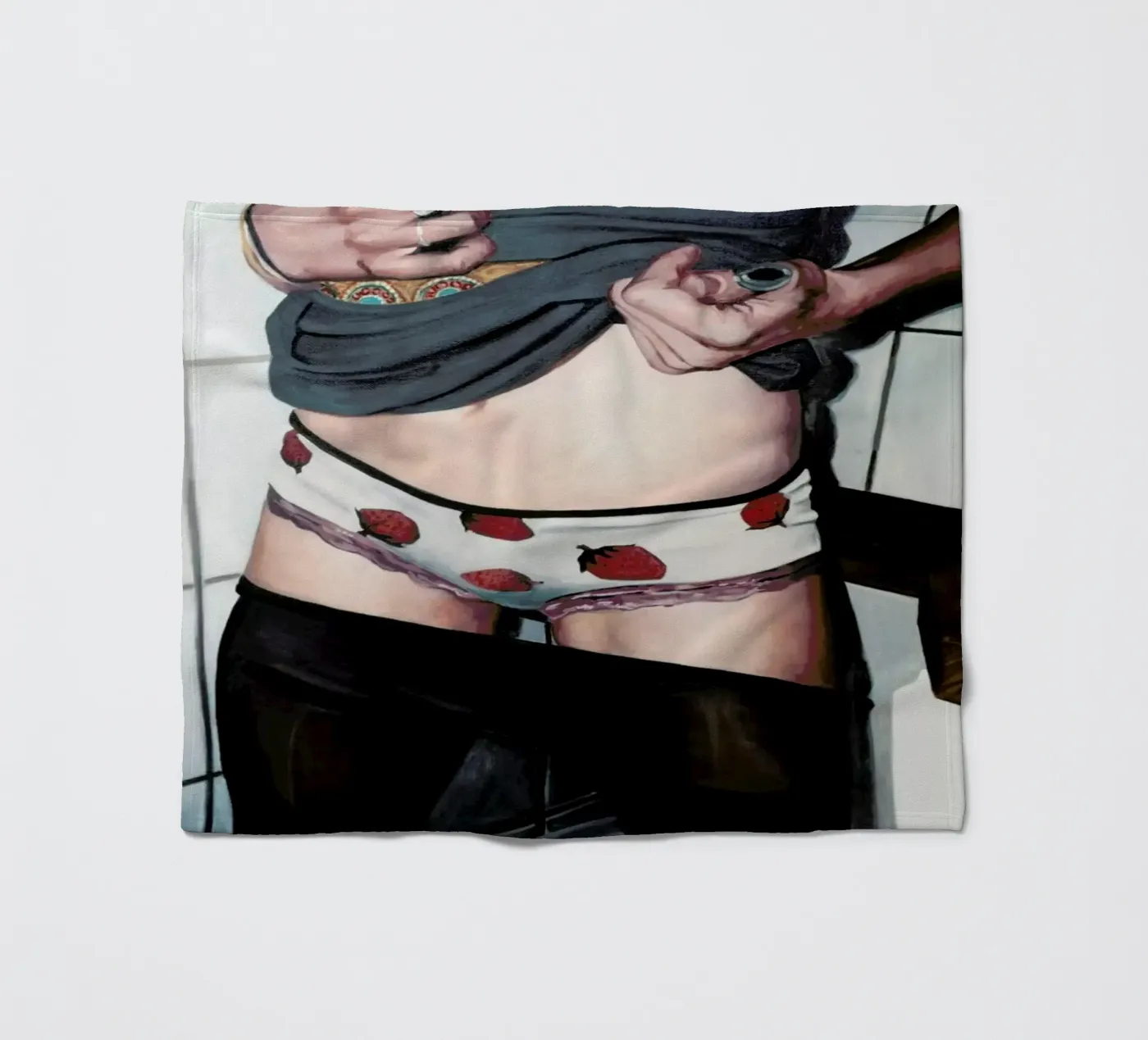 Fraise Mojo fleecedeken van Jérôme Romain