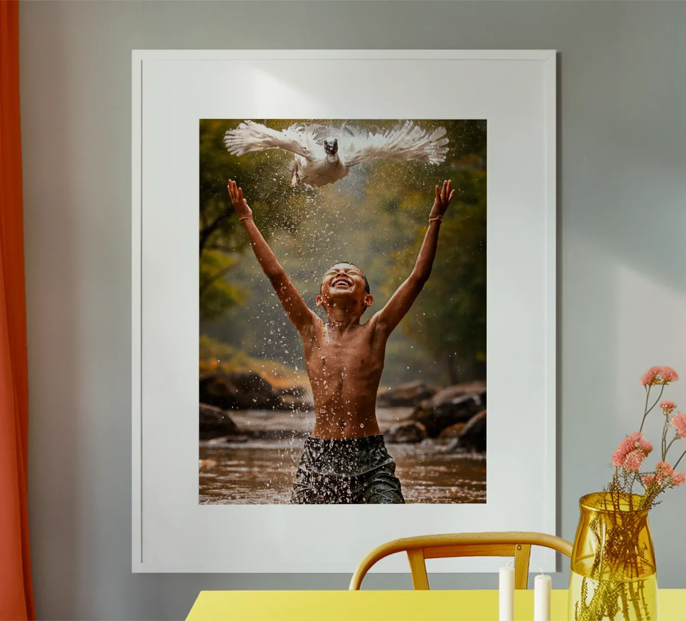 kind en eend poster van tamarind