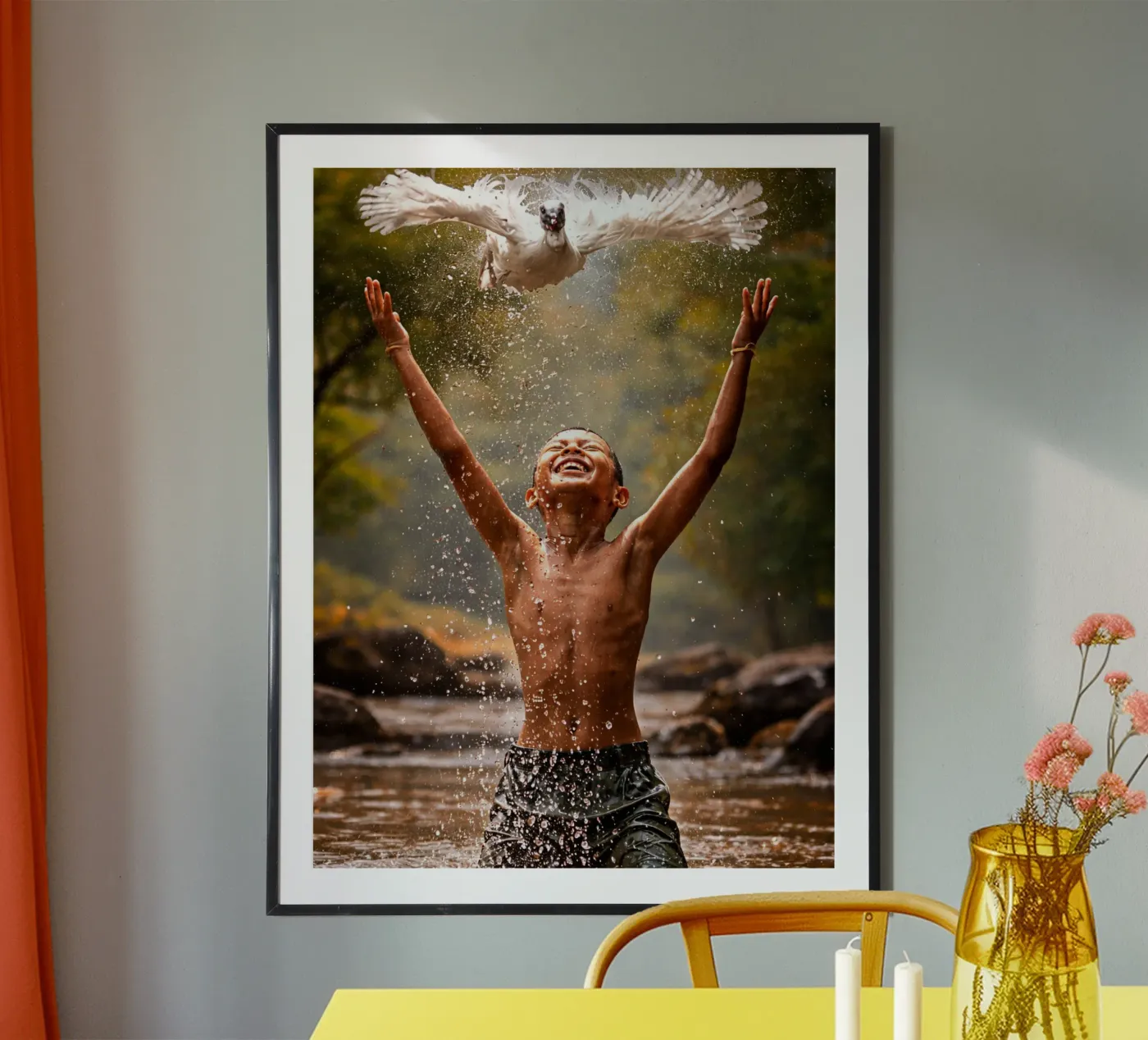 kind en eend poster van tamarind