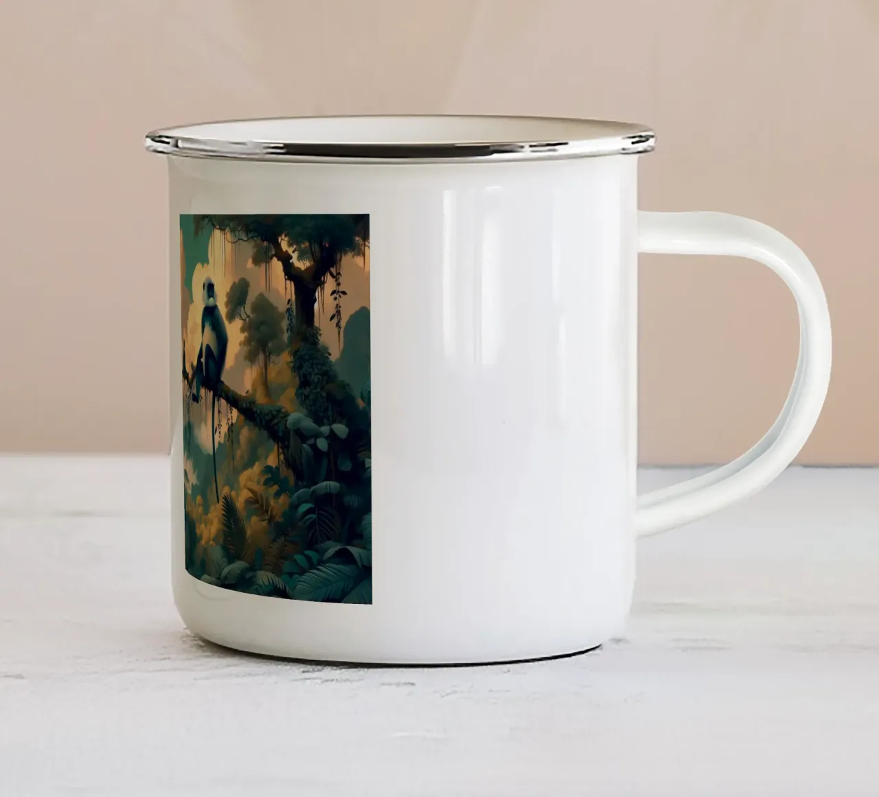 SACRO SINGOLO tazza in smalto da RUBIANT ART