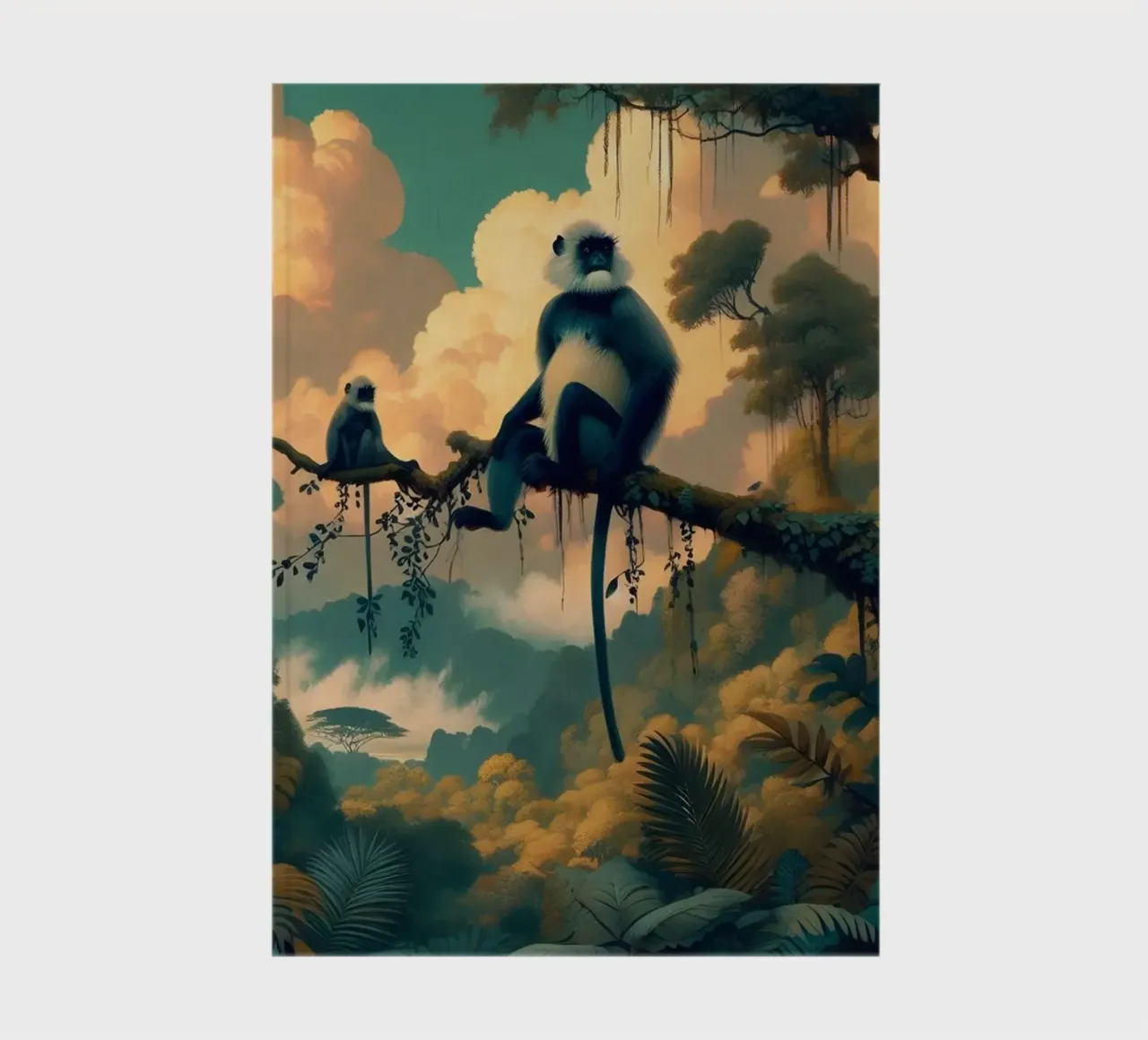 SINGE SACRE notebook by RUBIANT ART