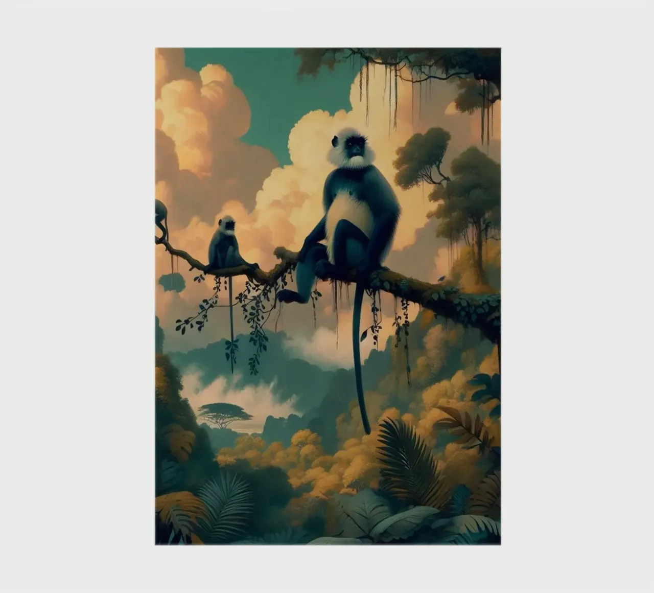SINGE SACRE notebook by RUBIANT ART