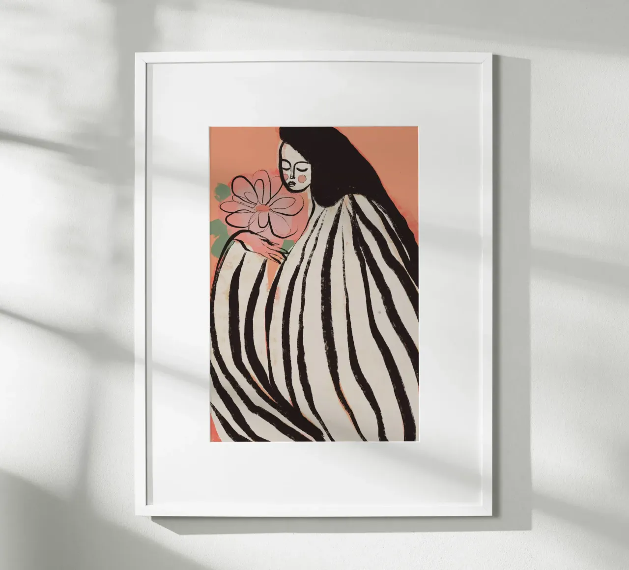 A Silent Moment (pastel peach) hahnemühle by treechild