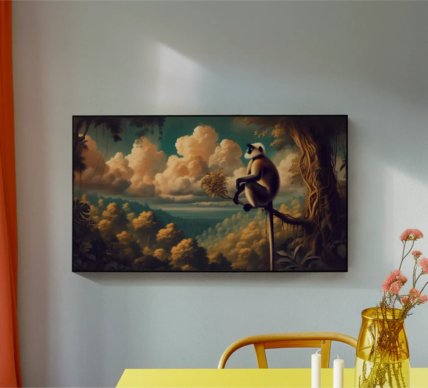 SINGE SACRE plexiglas de RUBIANT ART