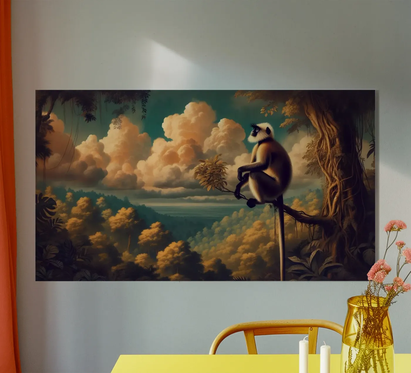 SINGE SACRE plexiglas de RUBIANT ART