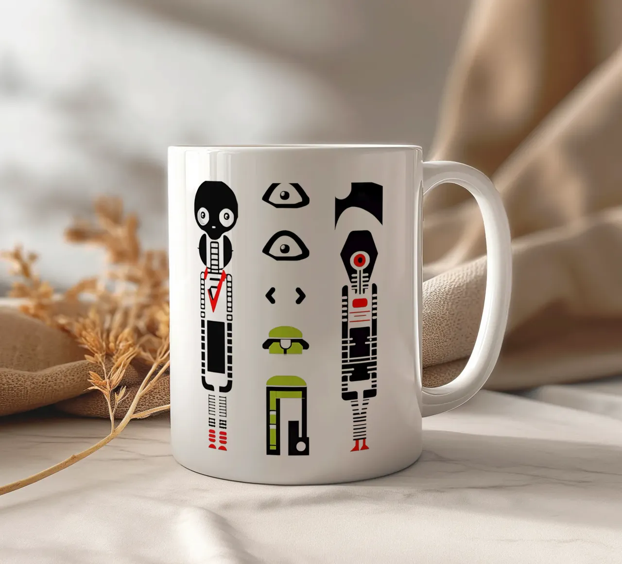 inca 9 tazza in ceramica da Rezh creations