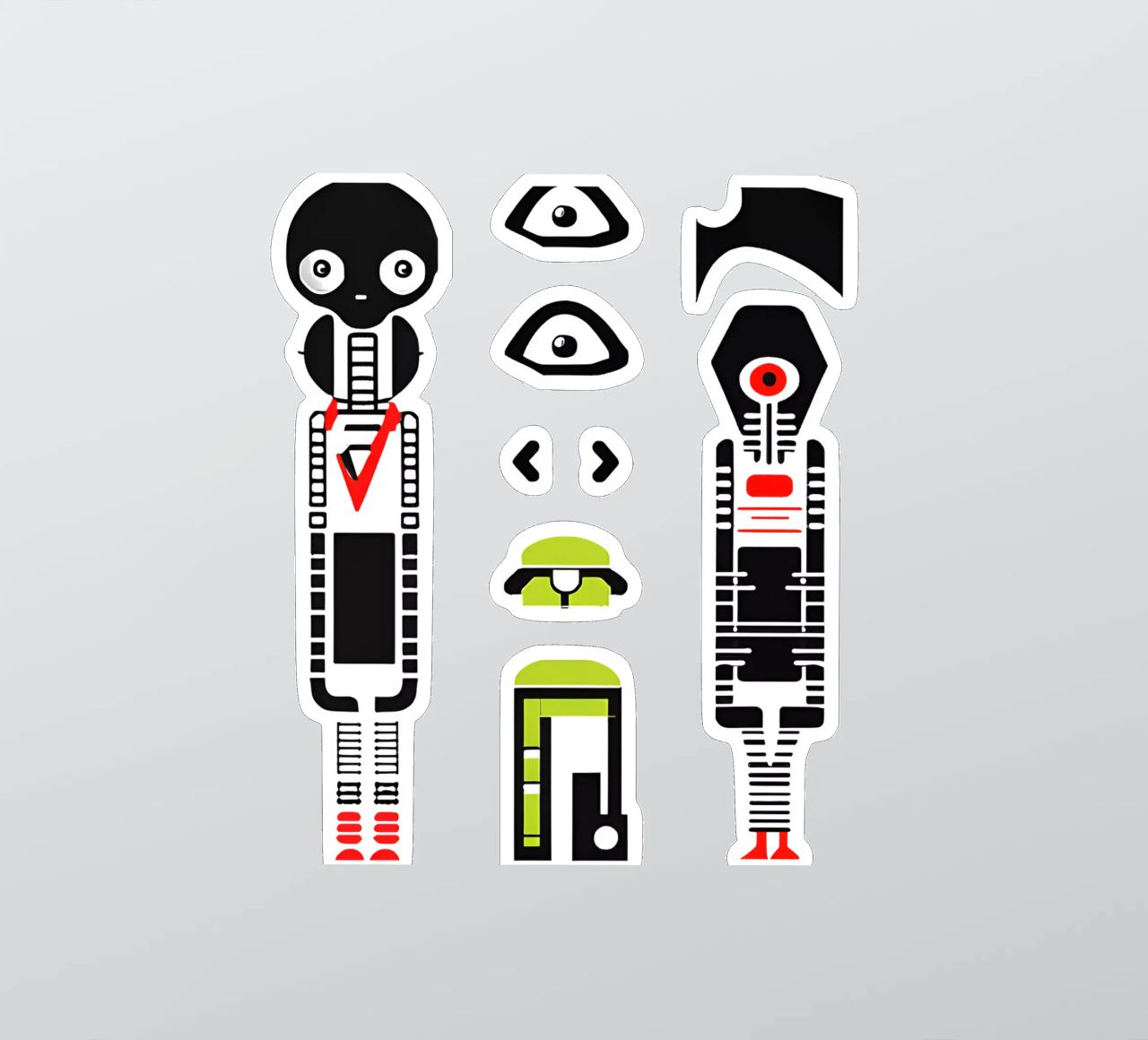 inca 9 Sticker von Rezh creations