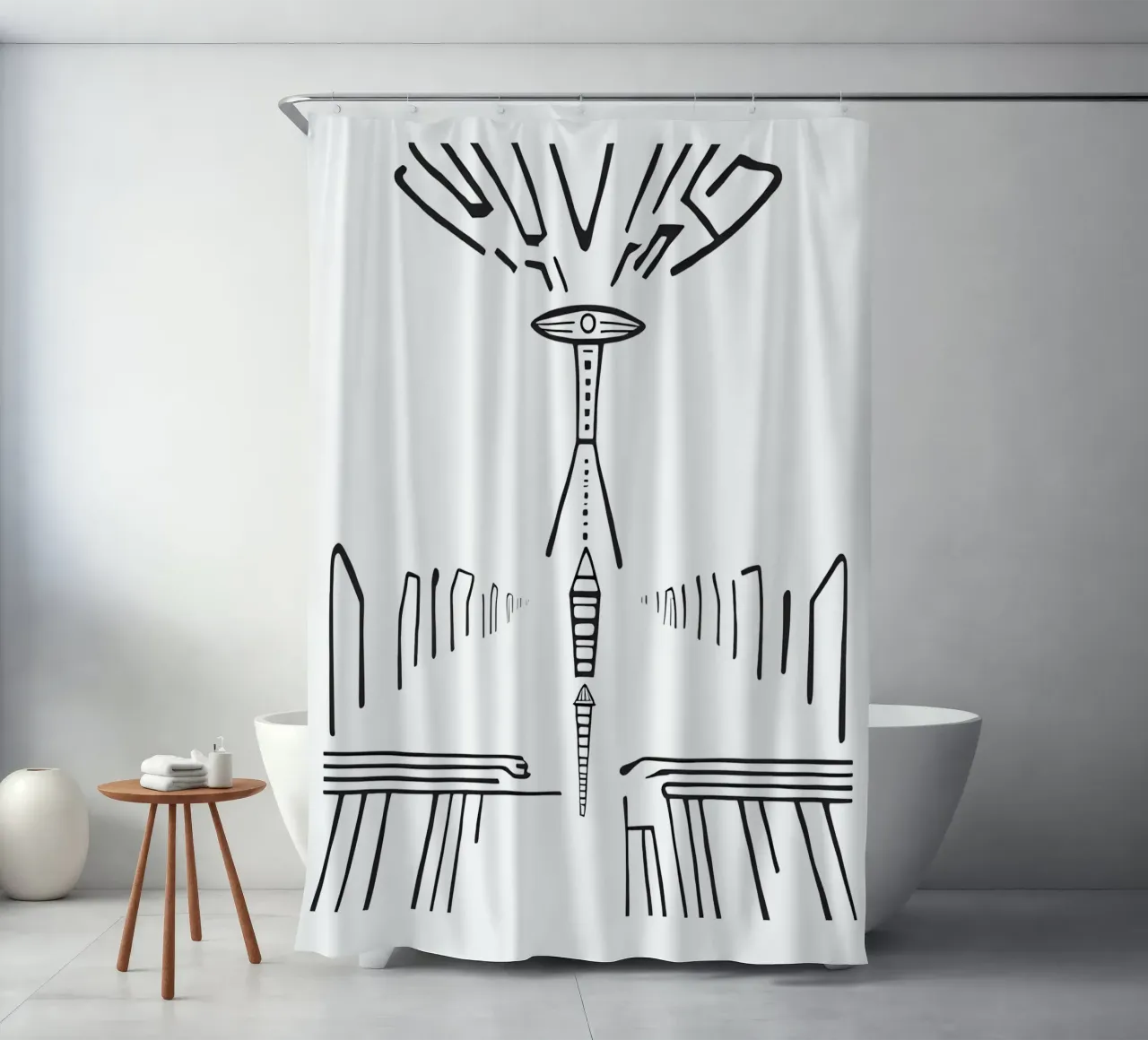 inca 10 tenda da doccia da Rezh creations