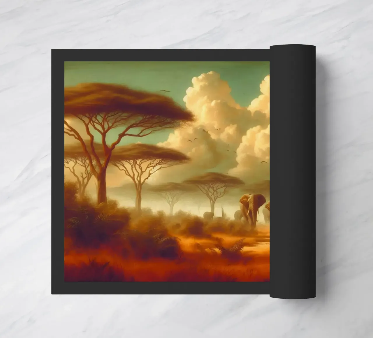 ELEPHANT doormat by RUBIANT ART