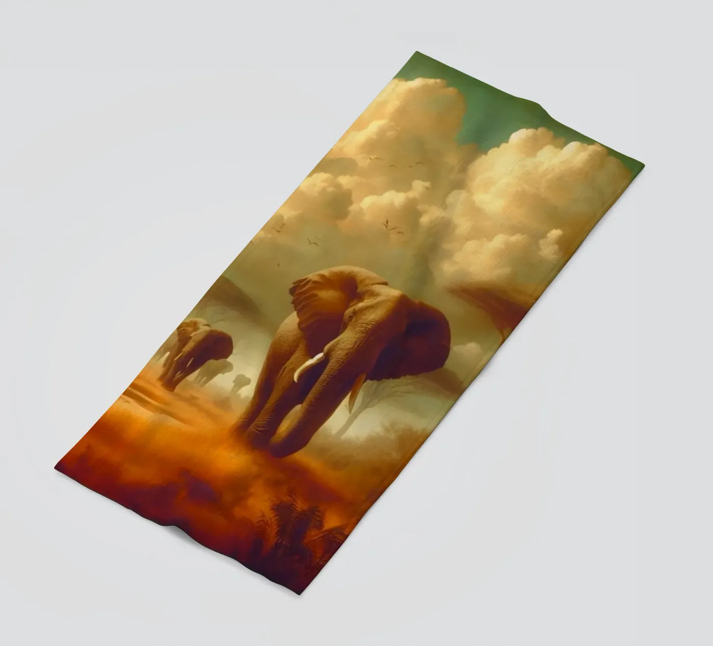 ELEPHANT strandhanddoek van RUBIANT ART