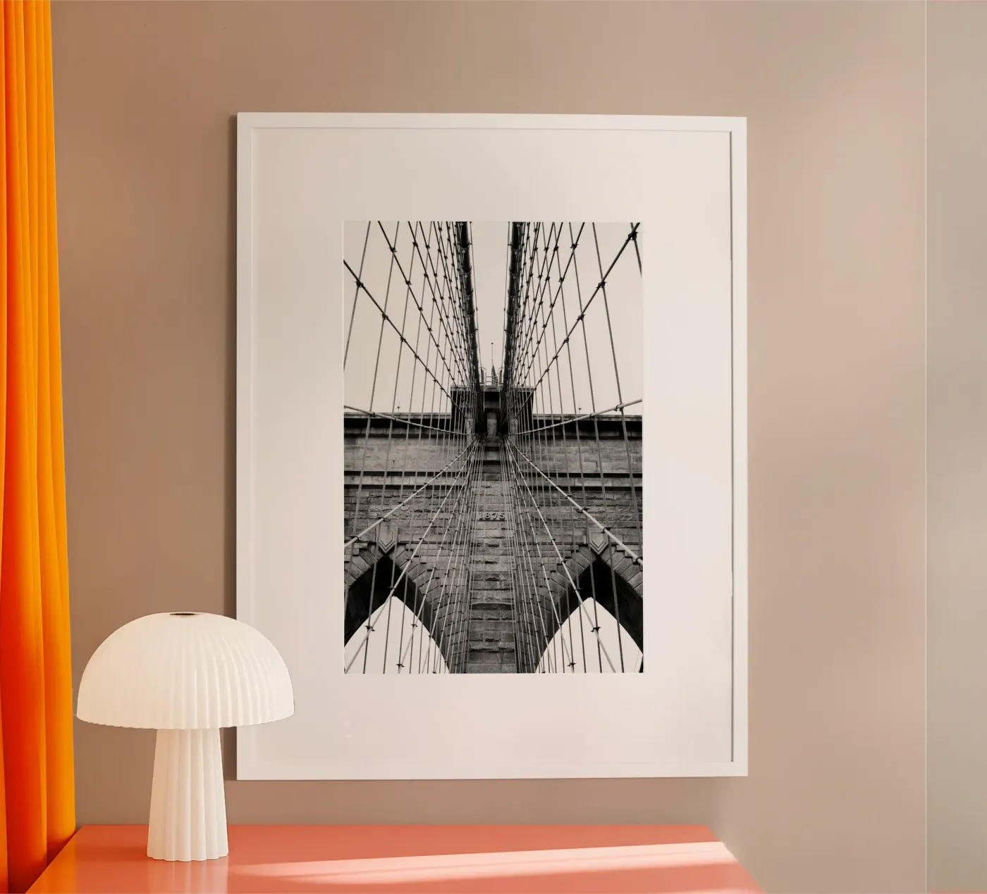 Brookly Bridge poster van Jonas Klein