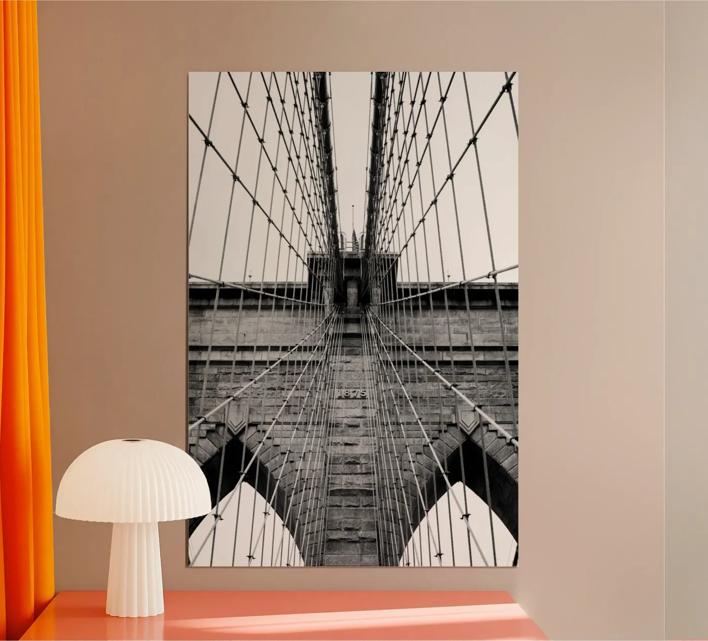 Brookly Bridge poster van Jonas Klein
