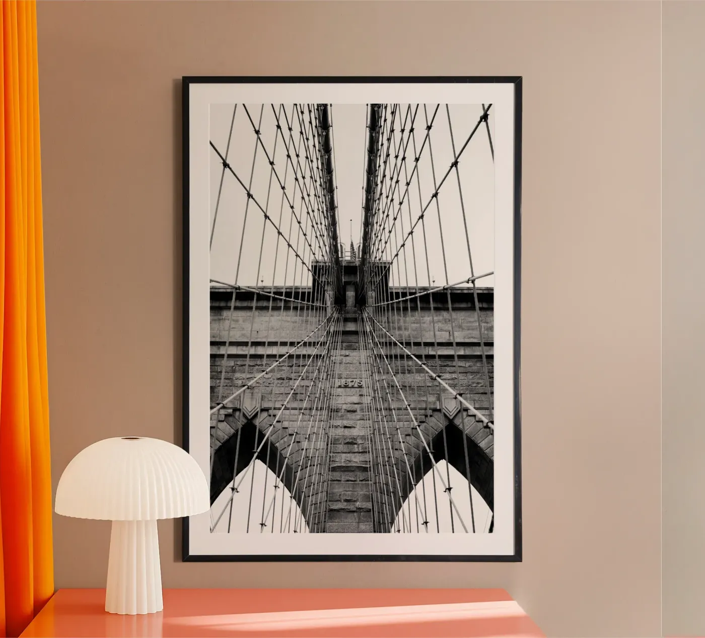 Brookly Bridge poster van Jonas Klein