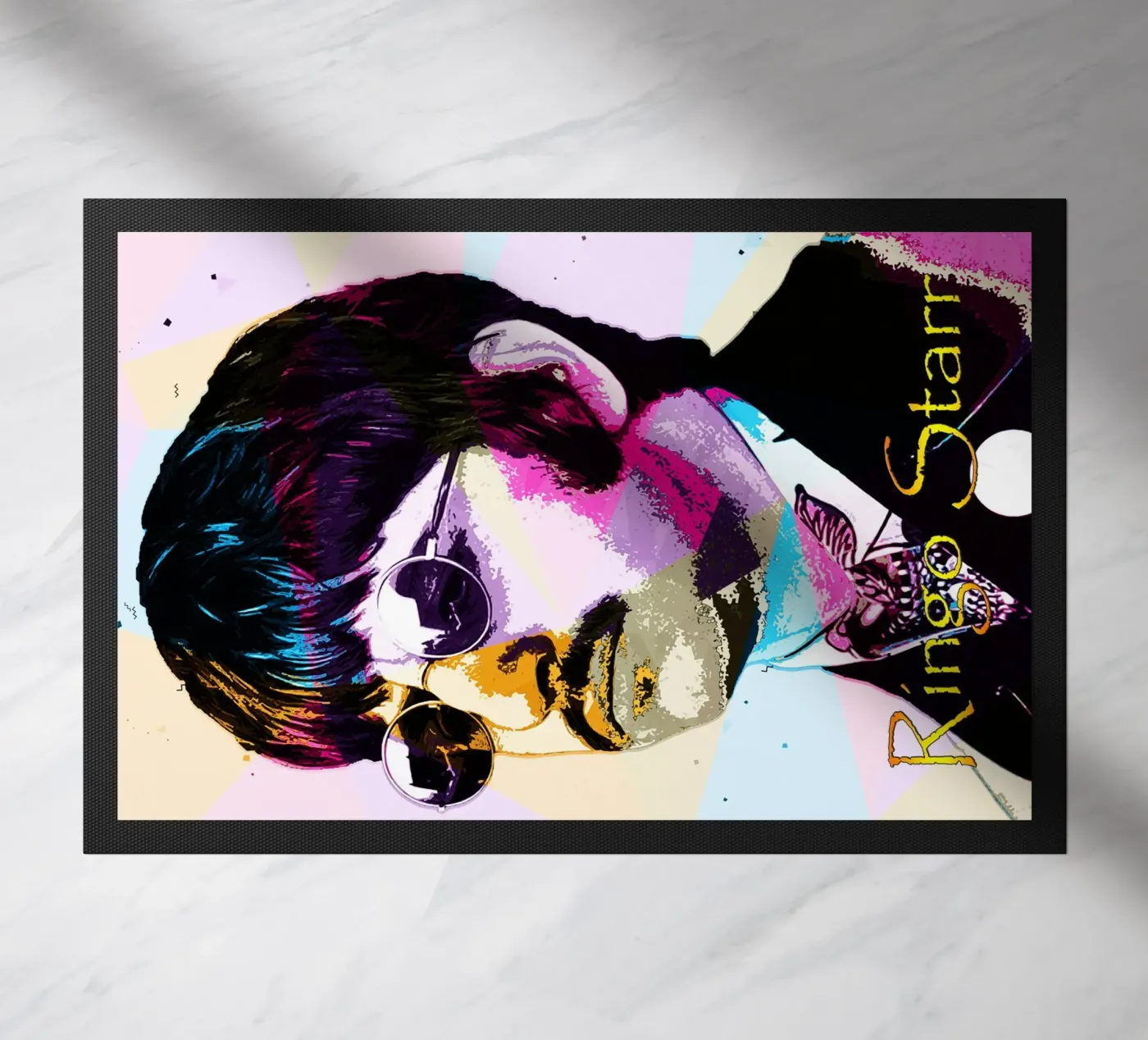 WPAP Ringo Star deurmat van Aalynh Art