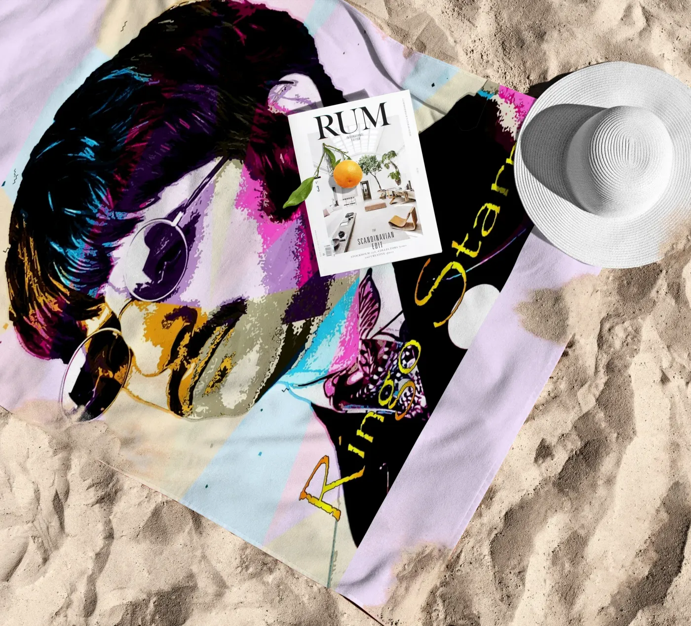 WPAP Ringo Star telo mare da Aalynh Art